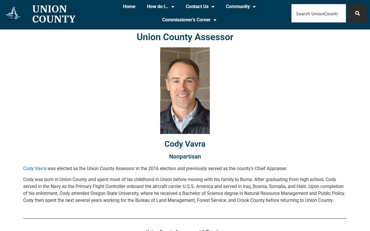 Union County public records resource